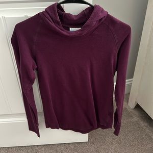 Columbia hoodie purple size xs